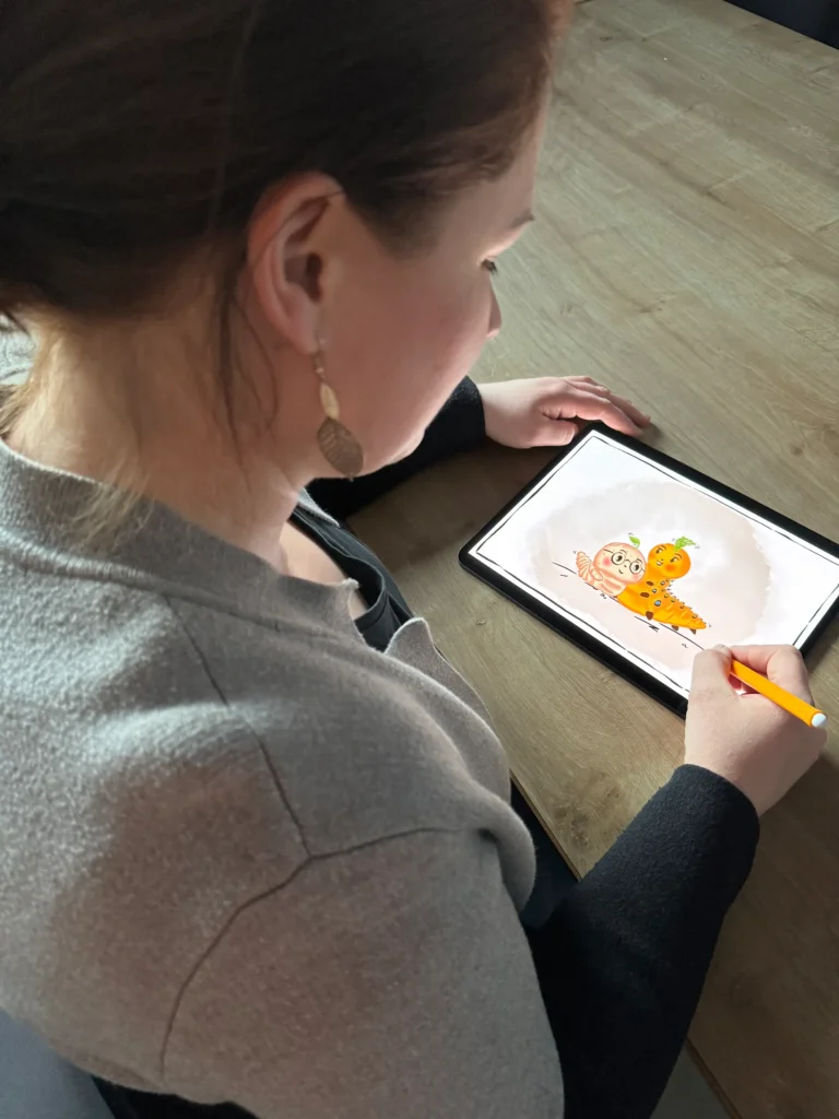 Sandra Janko illustriert Wurmkartoffel Ferdinand